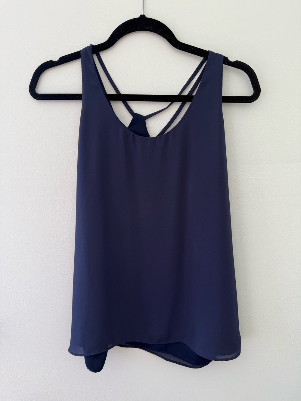 Women’s Navy Strappy Back Tank Top